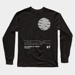 The Sisters Of Mercy / Floodland / Minimalist Graphic Design Artwork Long Sleeve T-Shirt